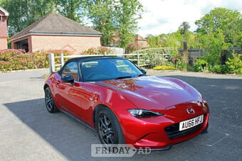 Mazda MX5, red, low mileage, one owner, excellent condition, FSH