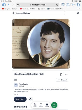 Elvis PresleyCollectors Plate
