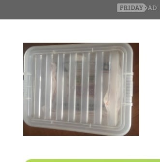 Storage box  13” X 16” X 7” high.    Calls only