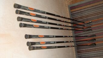 Golf clubs and bag