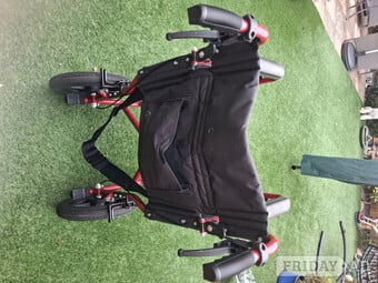 A lightweight wheel chair New used once instruction book