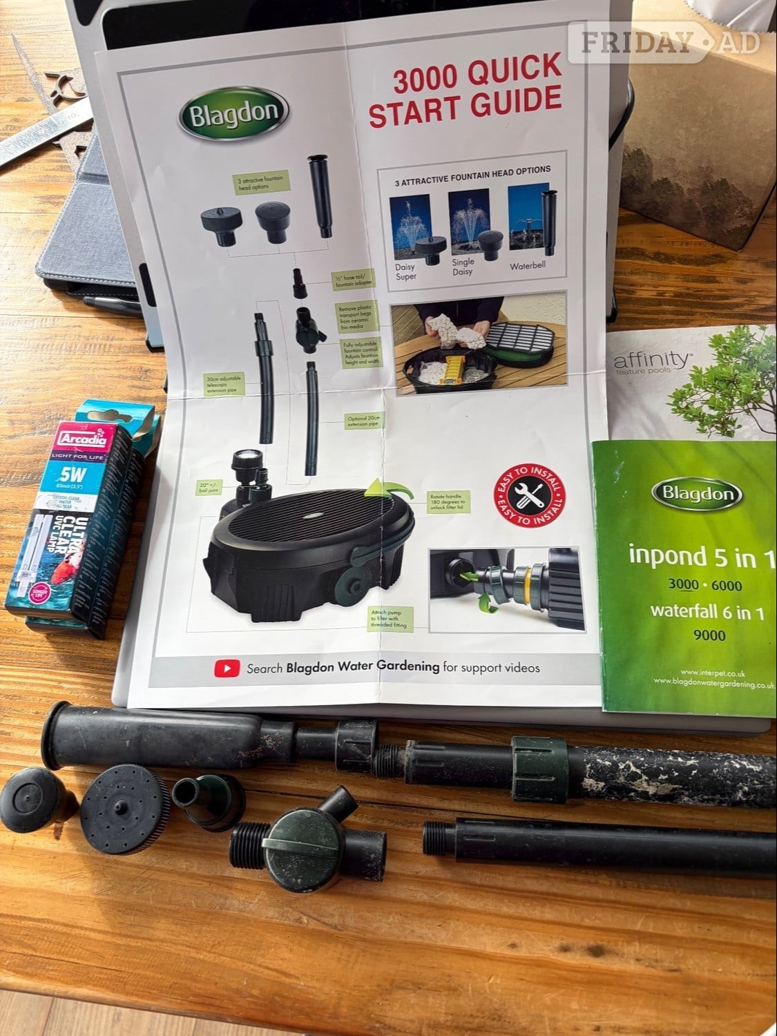 FREE Blagdon infinity Pond Pump and Filter  in Polegate