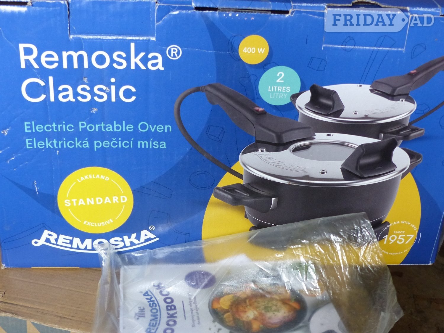 2L Remoska portable cooker and cook book in Horsham
