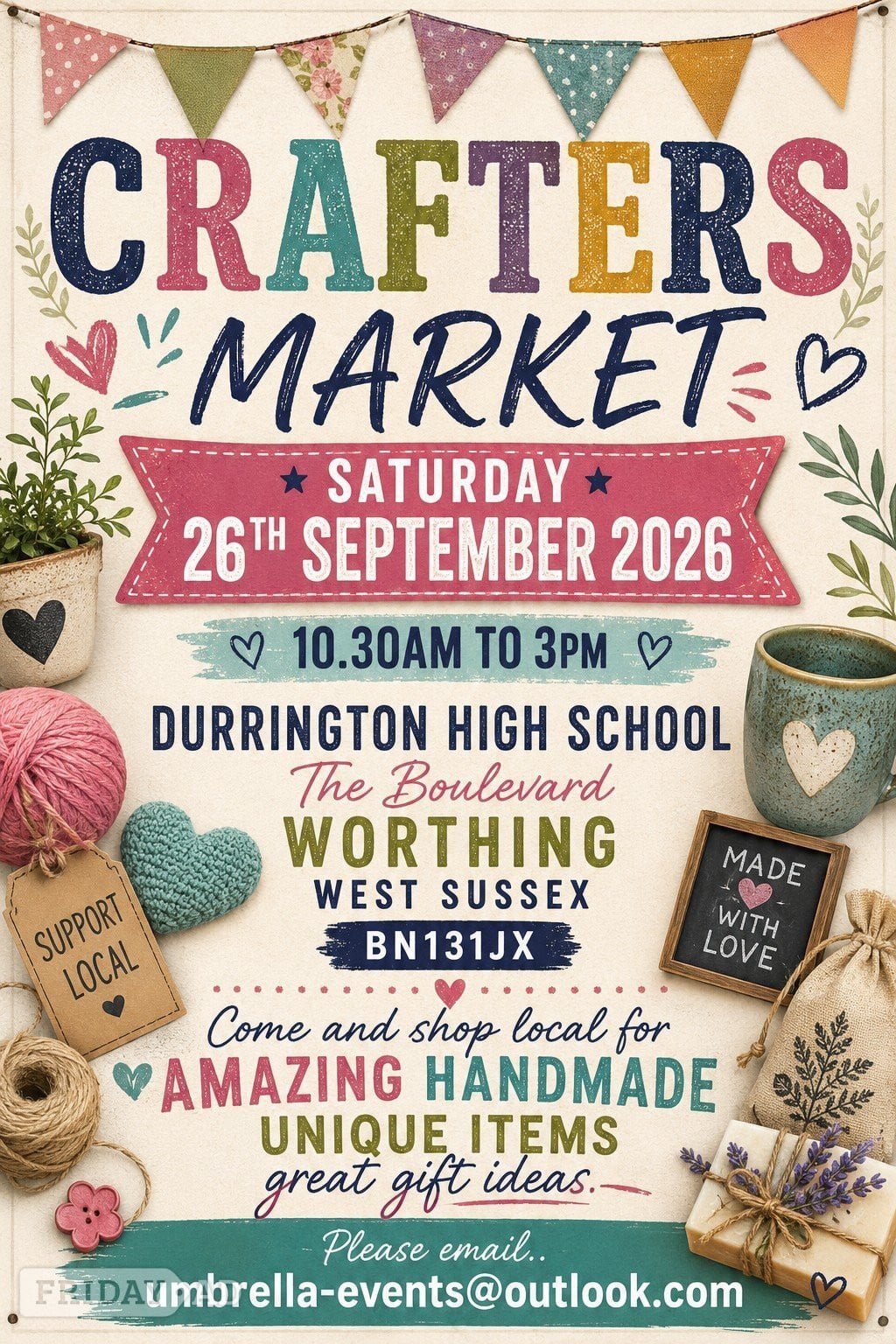 Crafters Handmade Market in Worthing
