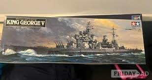 HMS King George V (Please note: Incomplete kit, for parts only).