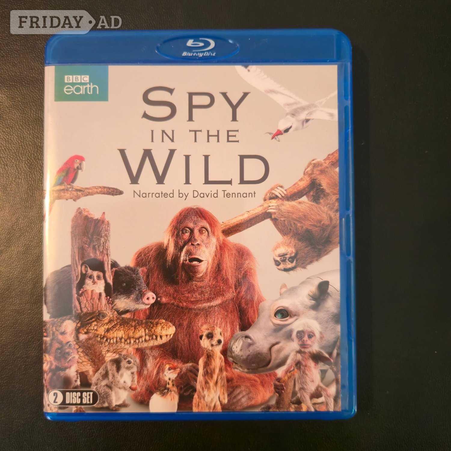 BBC Earth Spy in the Wild Blu Ray 2 Disc set. 