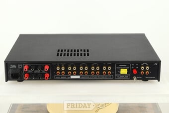 Audiolab 8000A hi-fi amplifier.