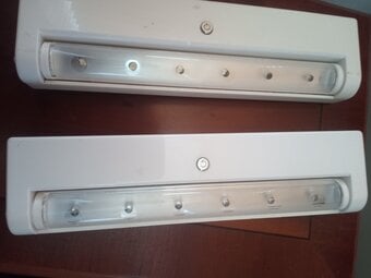 two LED lights