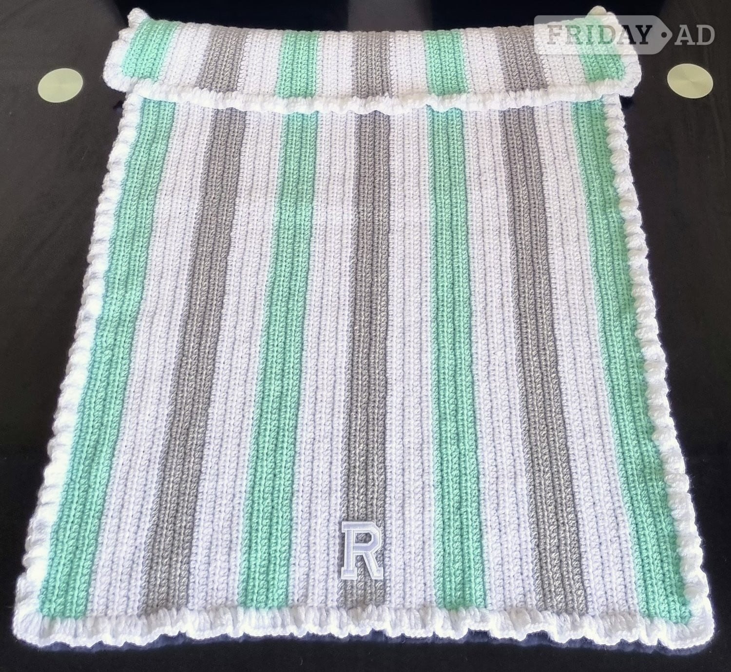 Crochet Baby Blanket, Personalised