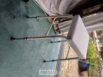Padded perch stool