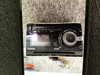 Black car stereo
