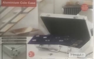 Aluminium Coin Carrying Case