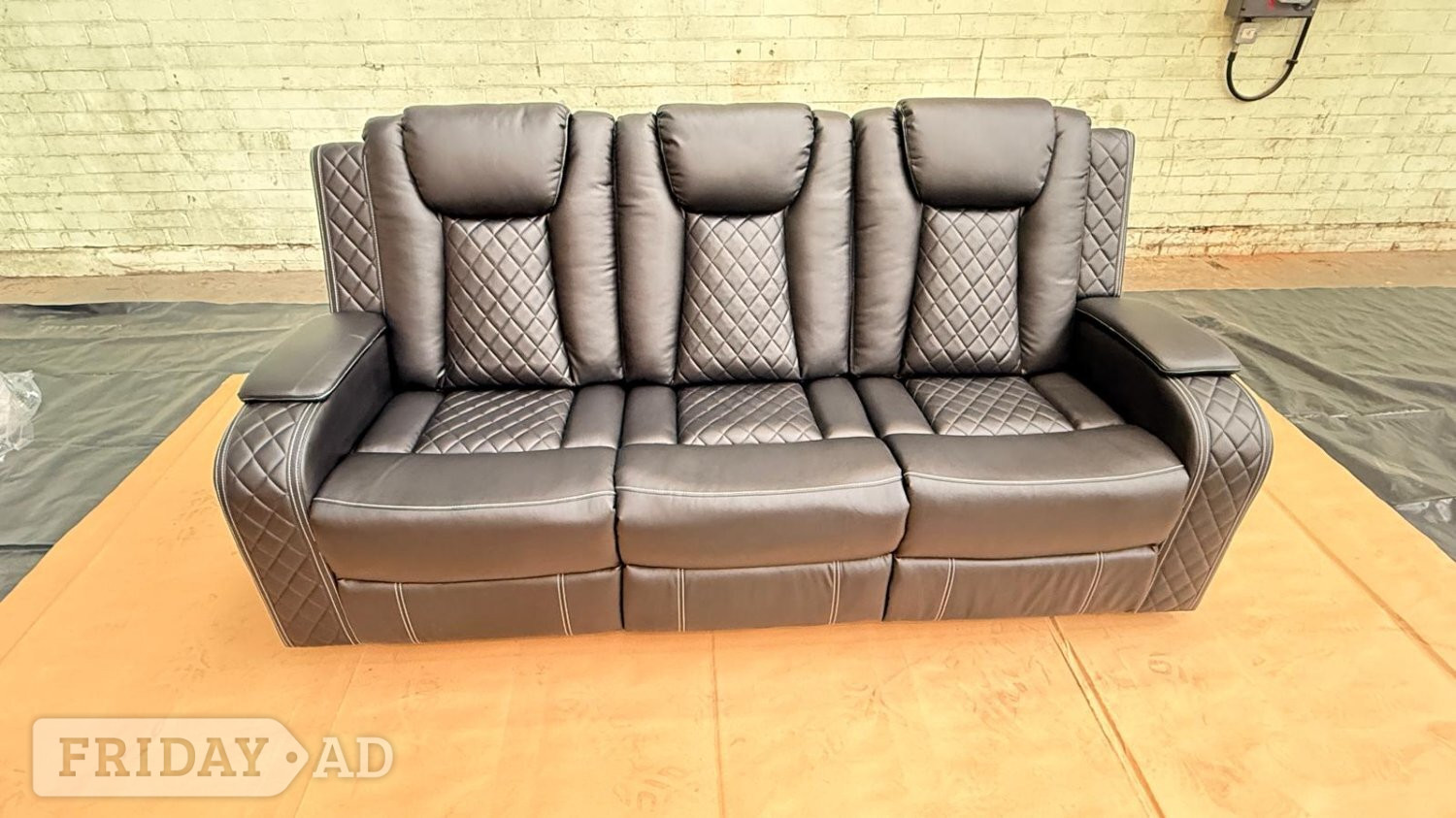 Newcastle Upon Tyne Black Sanoreta 3 Seater & 2 seater sofa set ¬ Delivery Available