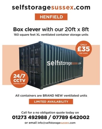 Brand new 20ft Self storage container units
