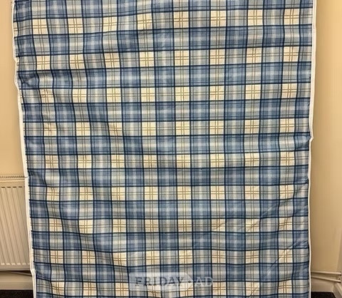 Double Economy Mattress with black divan base