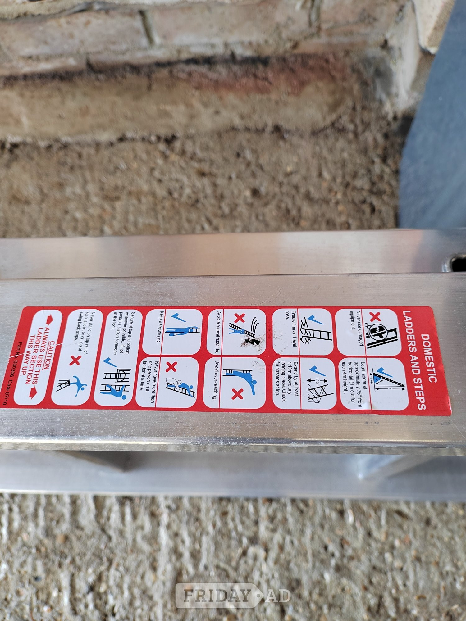 Eastbourne Aluminium ext ladder