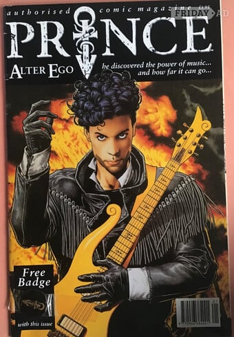 Prince Comic c/w Badge