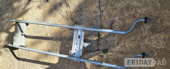 Spare wheel carrier for Alko chassis.