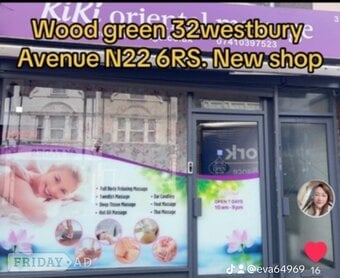 Oriental massage at wood green , Harringay, Enfield,  Southgate, Finsbury park 