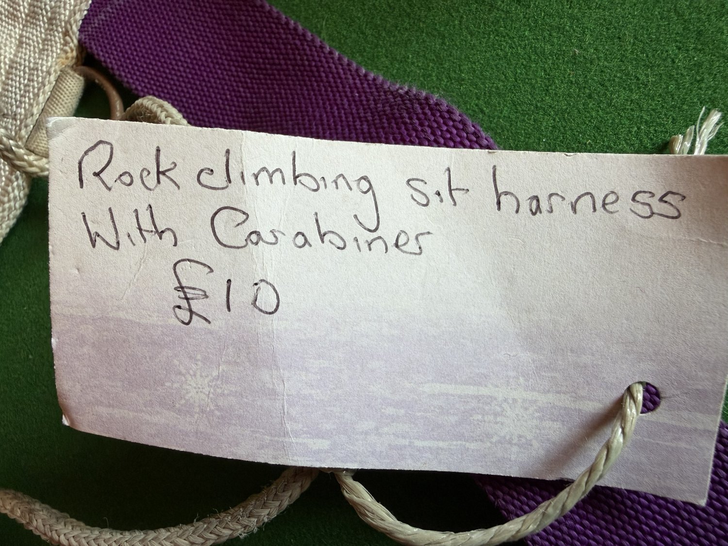 Rock climbing harness. £5 - Sports Equipment