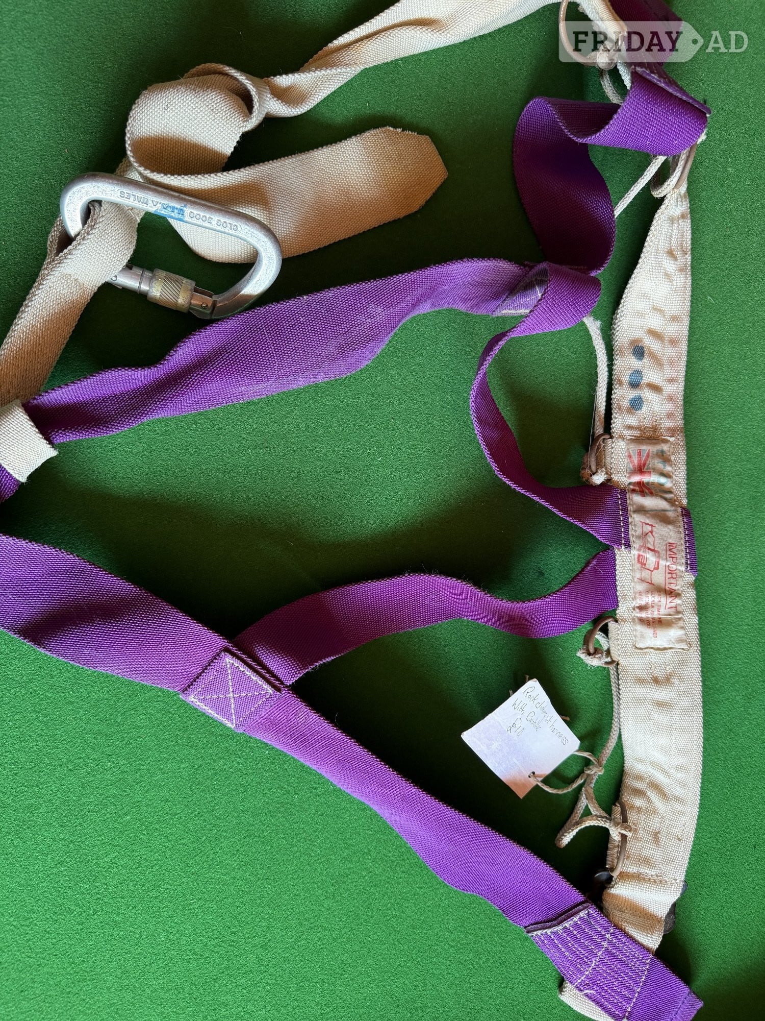Rock climbing harness. £5 - Sports Equipment in Worthing