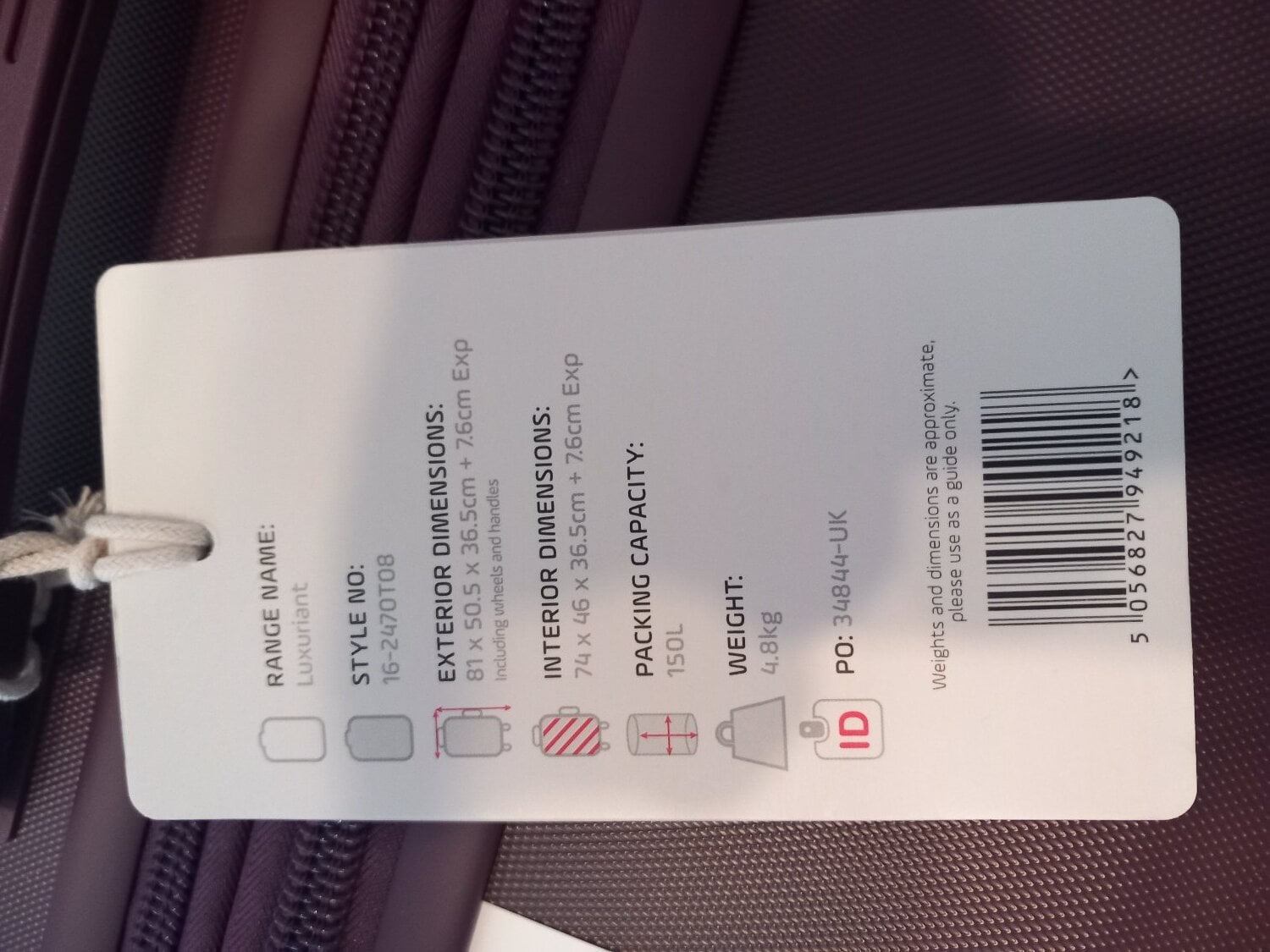 Bexhill-On-Sea it Luggage Luxuriant - Large (Fine Wine) case