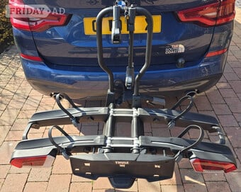 Thule EasyFold 3 Two Bike Cycle Carrier Rack (9442) Plus Storage 