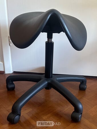 Saddle seat stool