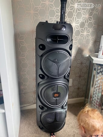 Tall music speaker