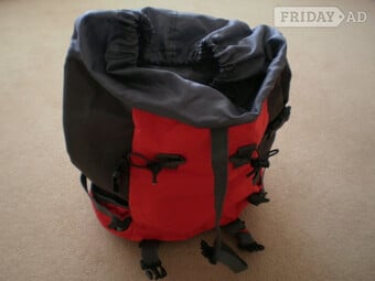 Haversack red 30 litre - as new