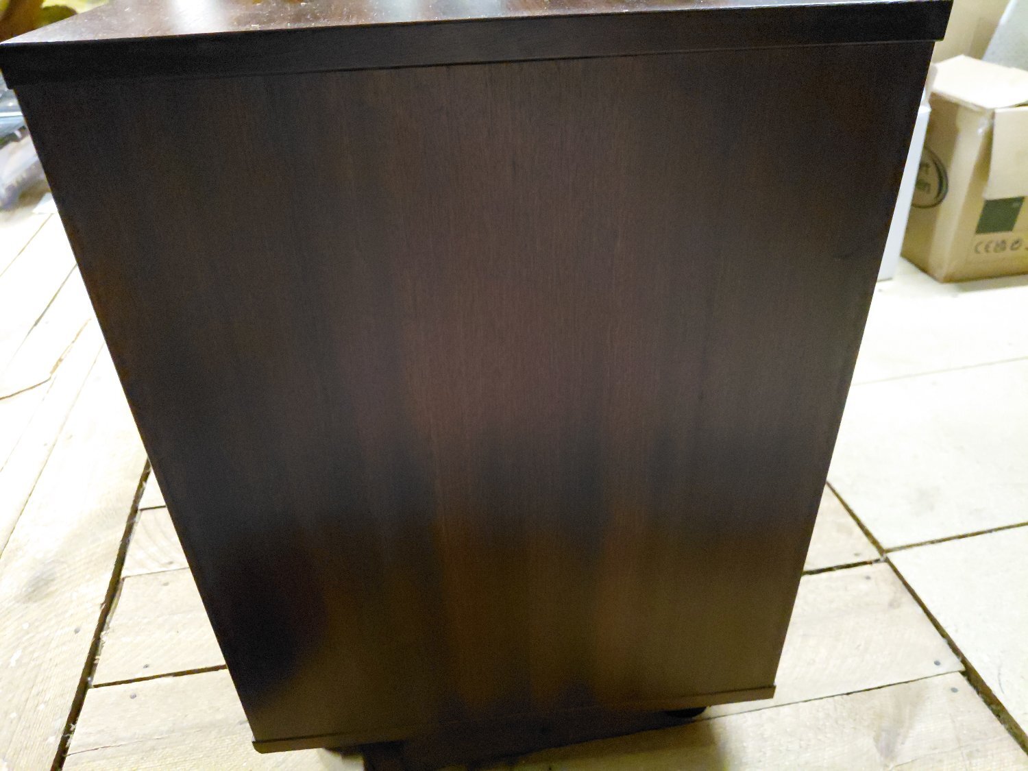 television/video cabinet with glass doors - Furniture