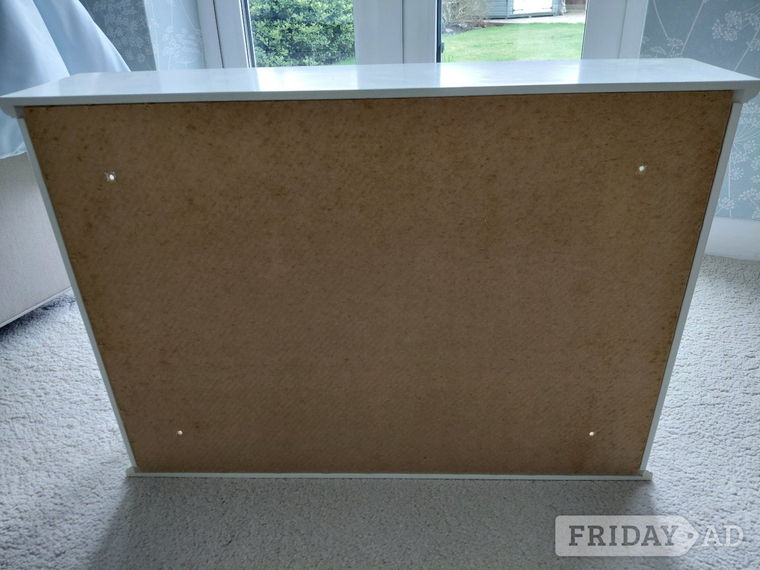 television/video cabinet with glass doors