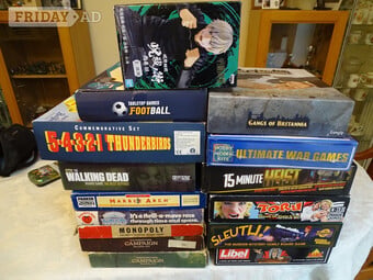 lots of different family Board Games, some NEW