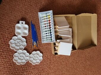 mini painting set see discription