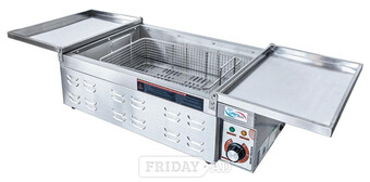   Share New Commercial Induction Electric Deep Doughnut Fryer Mac
