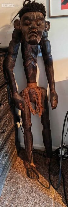 Large African tribal statue 125 cm high