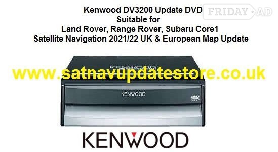 KENWOOD KNA-DV3200 , SATELLITE NAVIGATION UPDATE SET UK & EUROPE. in Cardiff