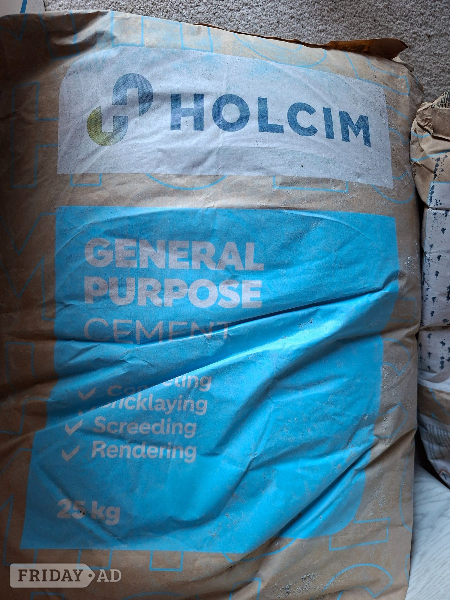 25kg bag of cement. Unopened.  in Brighton