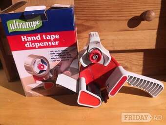 3 X Lightweight packing tape dispensers.