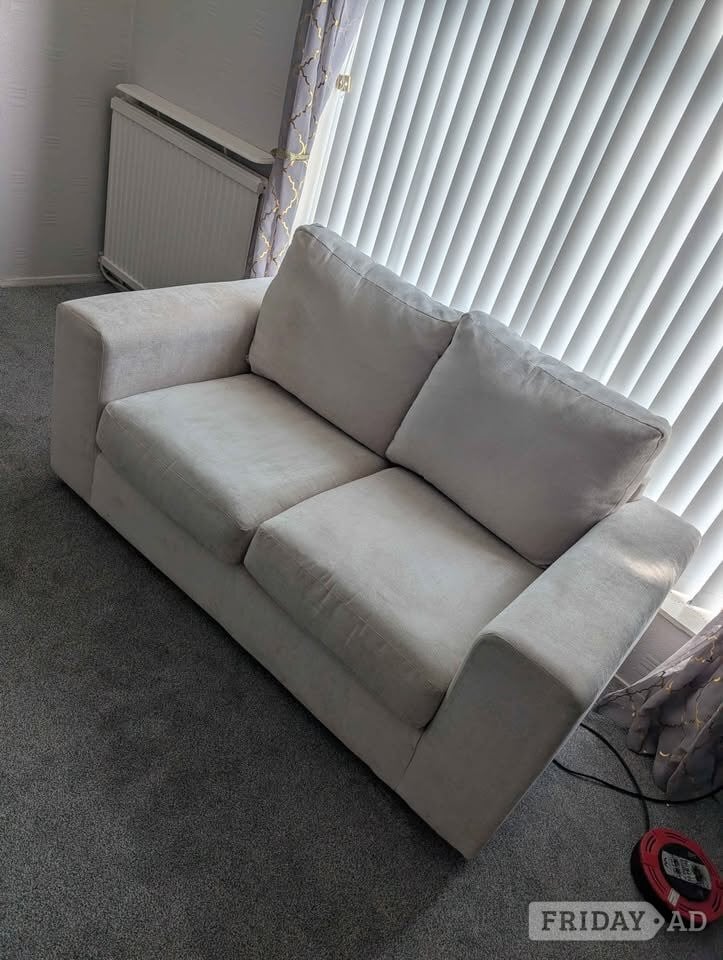 Manchester Cream 2 seater sofa
