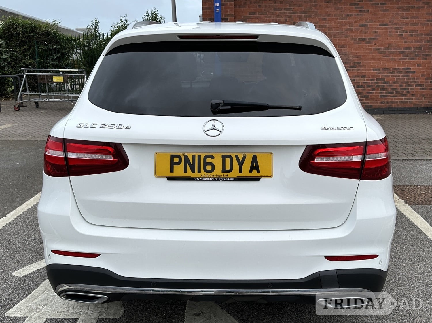 Mercedes GLC 250d AMG Line Premium 2016 SUV White 9G 4-Matic 4WD  - Cars in Hastings