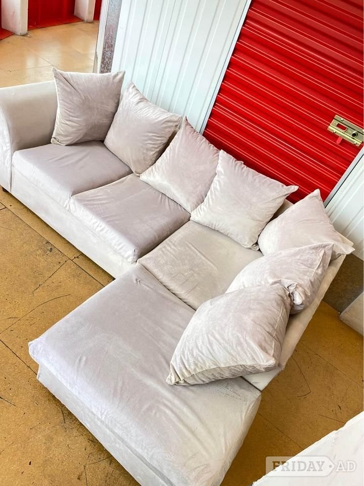 Cream Corner Sofa | Brand New | Fast Delivery🚚 - Furniture