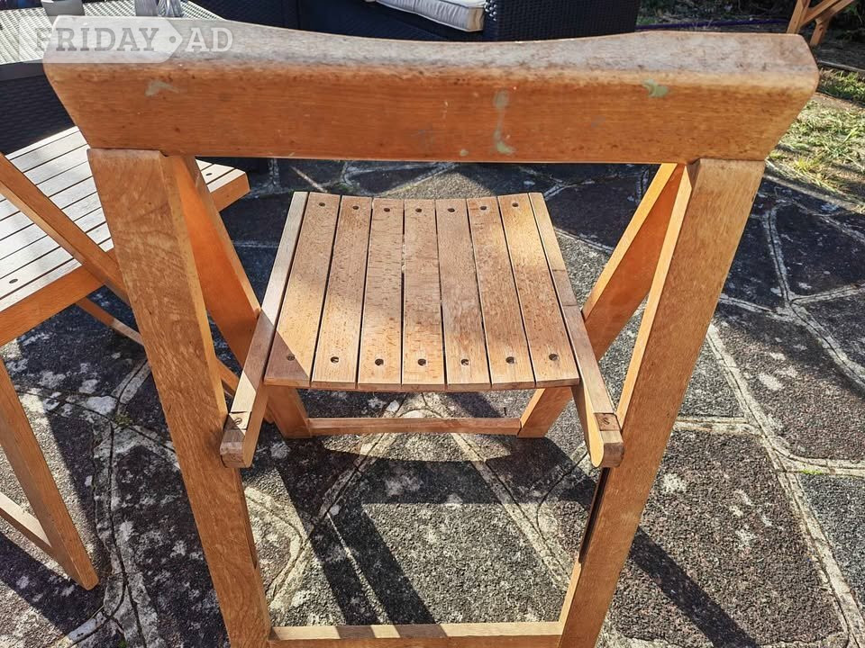 Vintage Trieste foldings chair by Aldo Jacober £100 the pair - Furniture in Pevensey