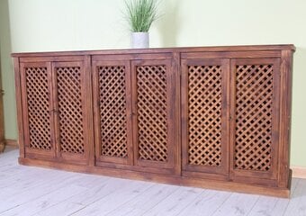 UK Delivery  - Huge Second-Hand Pine Wine Rack/ Drinks Cabinet 