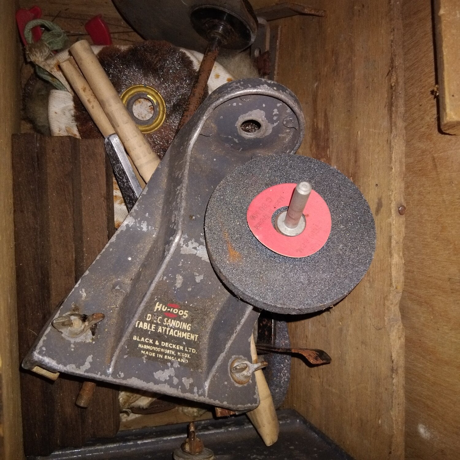  BLACK DECKER VINTAGE PLANER. TOOL CABINET WITH B&D SPARES SEE PI - DIY
