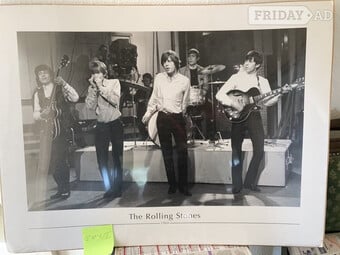 Rolling Stones Print 1964 2'8" X 2'