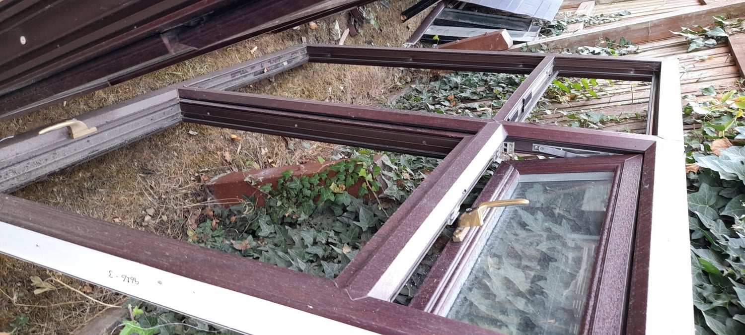 Luton Used Conservatory Glass Panels, Windows & Frame