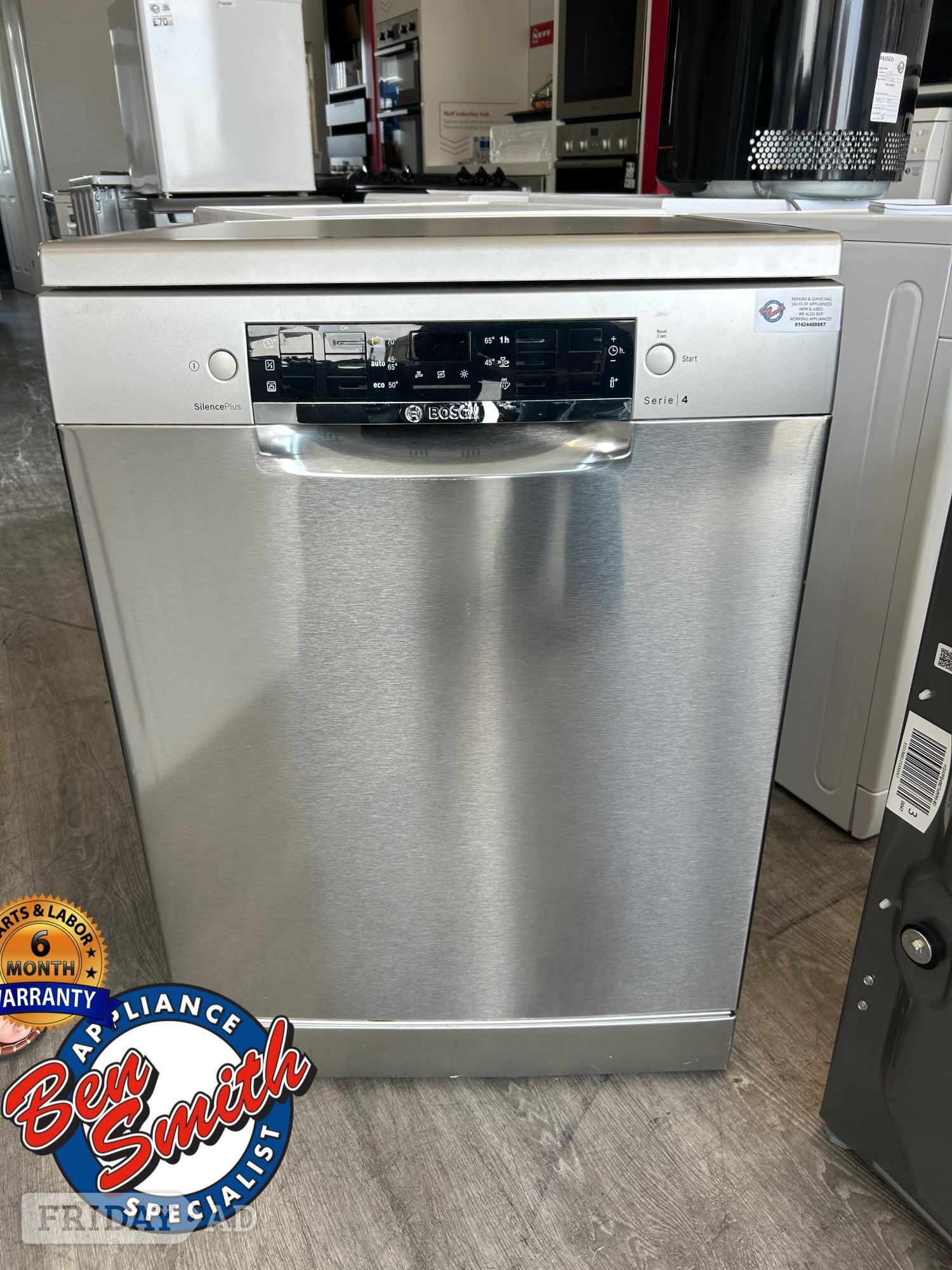BOSCH SILVER DISHWASHER in St. Leonards-On-Sea