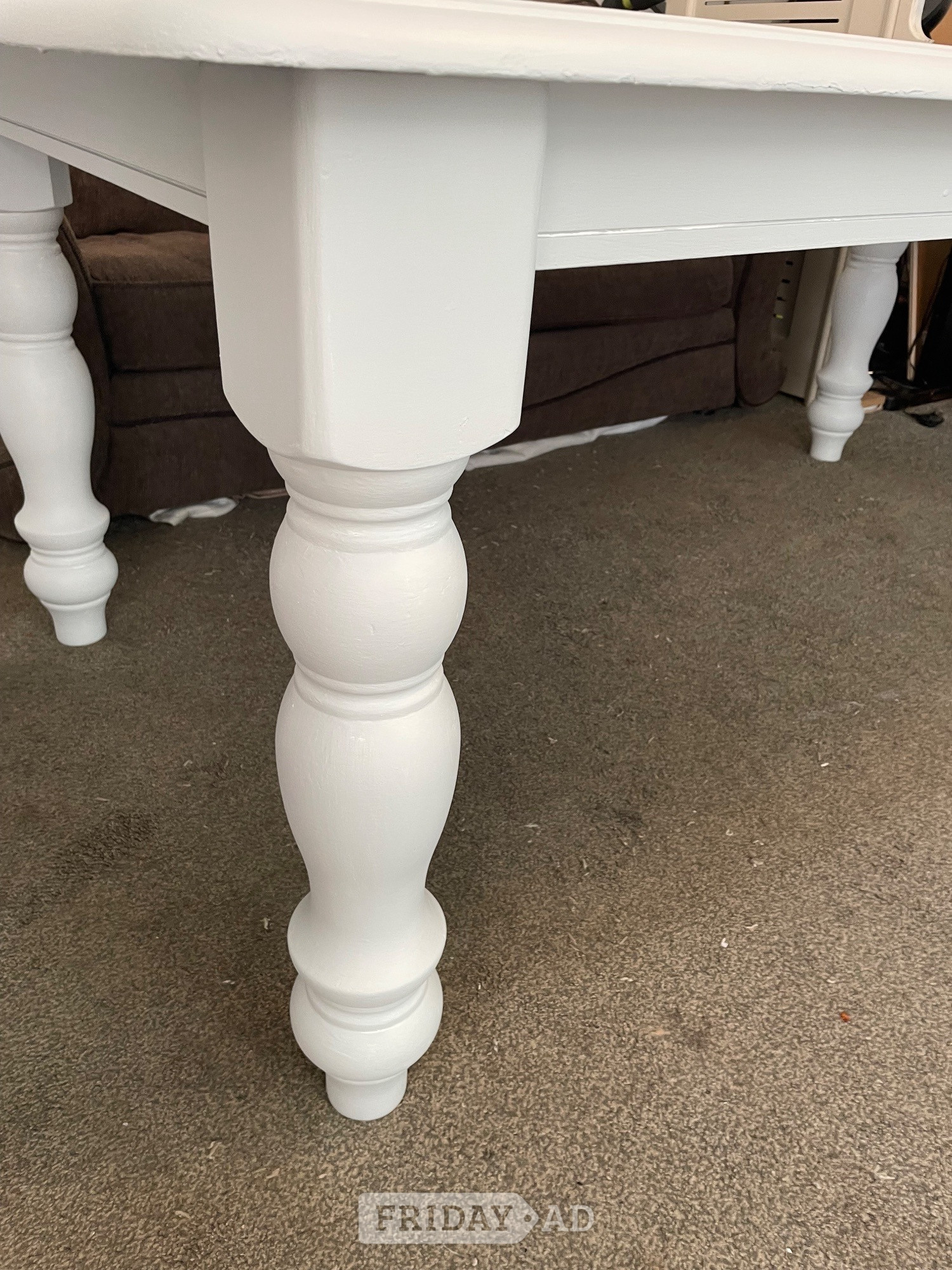 Storrington Kitchen table large 8 seater & 6 chairs