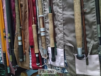 Fishing rods, reels and tackle 